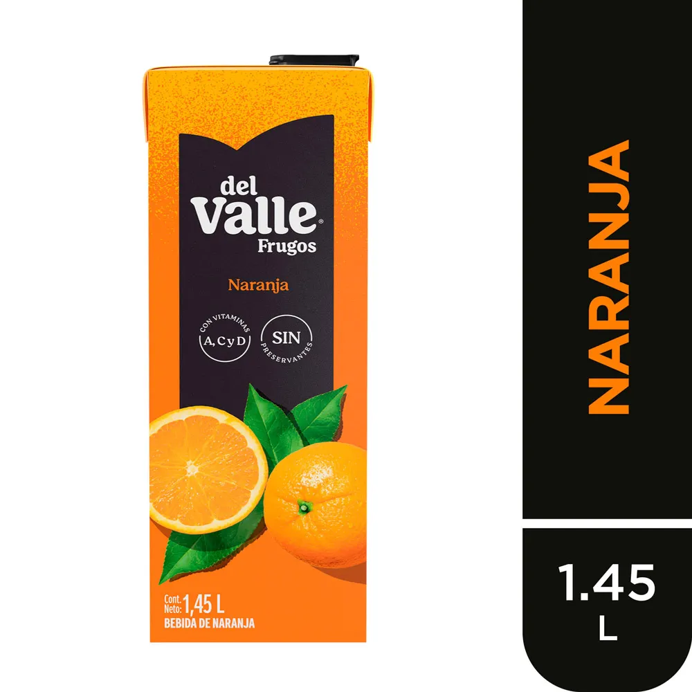 Del Valle Frugos Sabor Naranja - 1.45 L