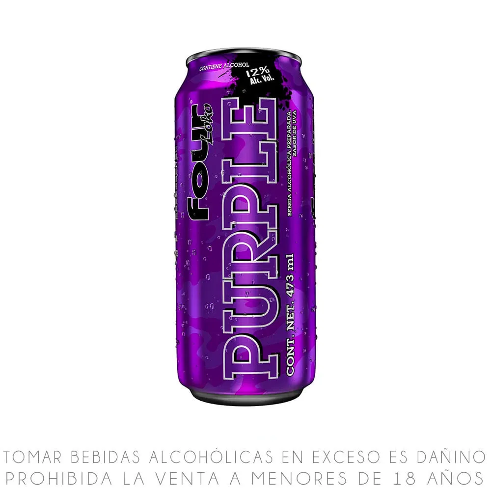 Four Loko Purple Lata - 473 ml