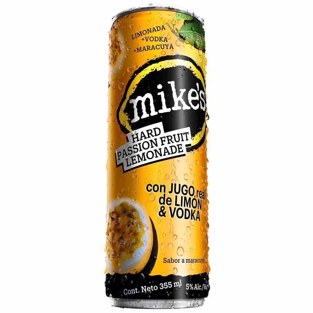 Vodka Mike's Sabor Maracuyá Lata - 355 ml