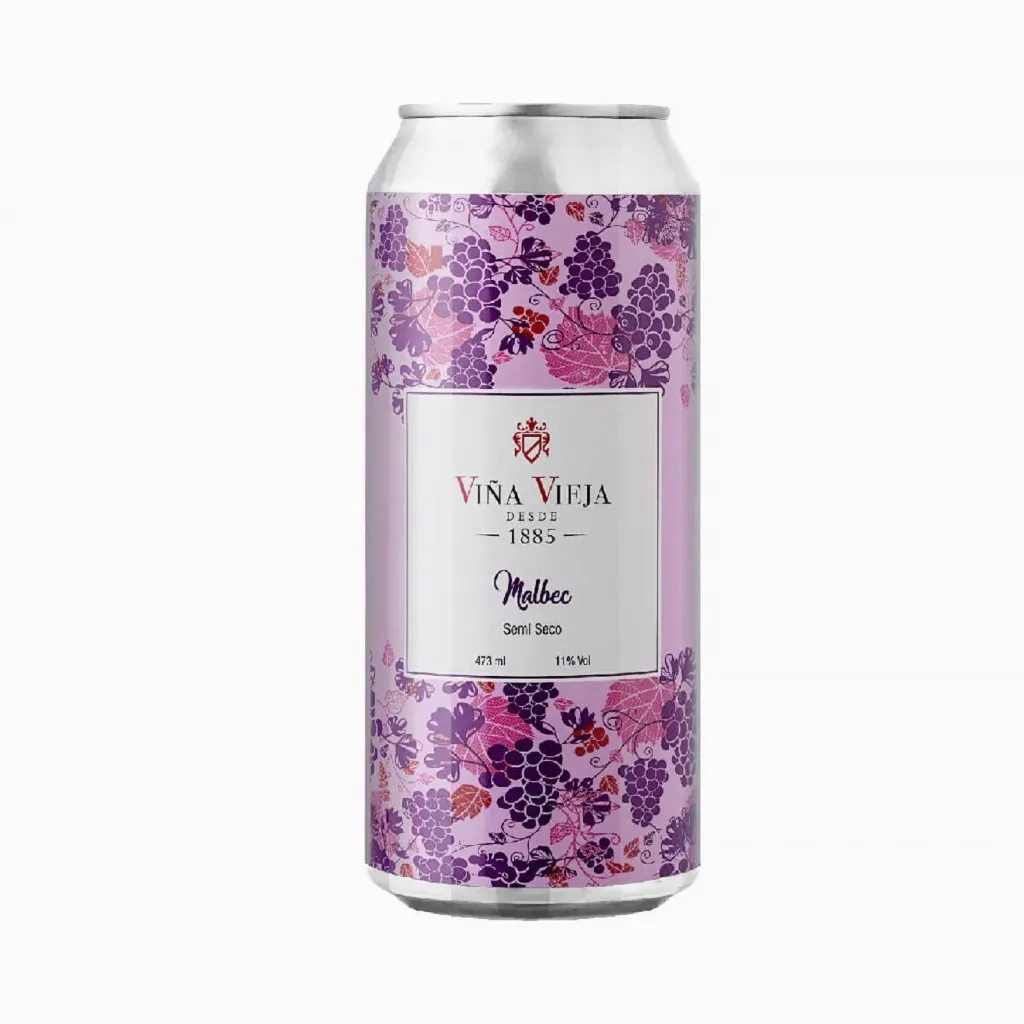Vino Viña Vieja Malbec Lata - 473 ml
