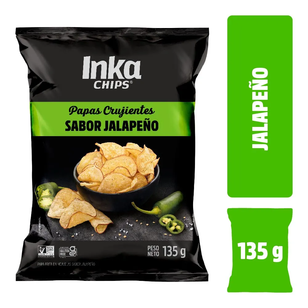 Inka Chips Sabor Sabor Jalapeño - 135 gr