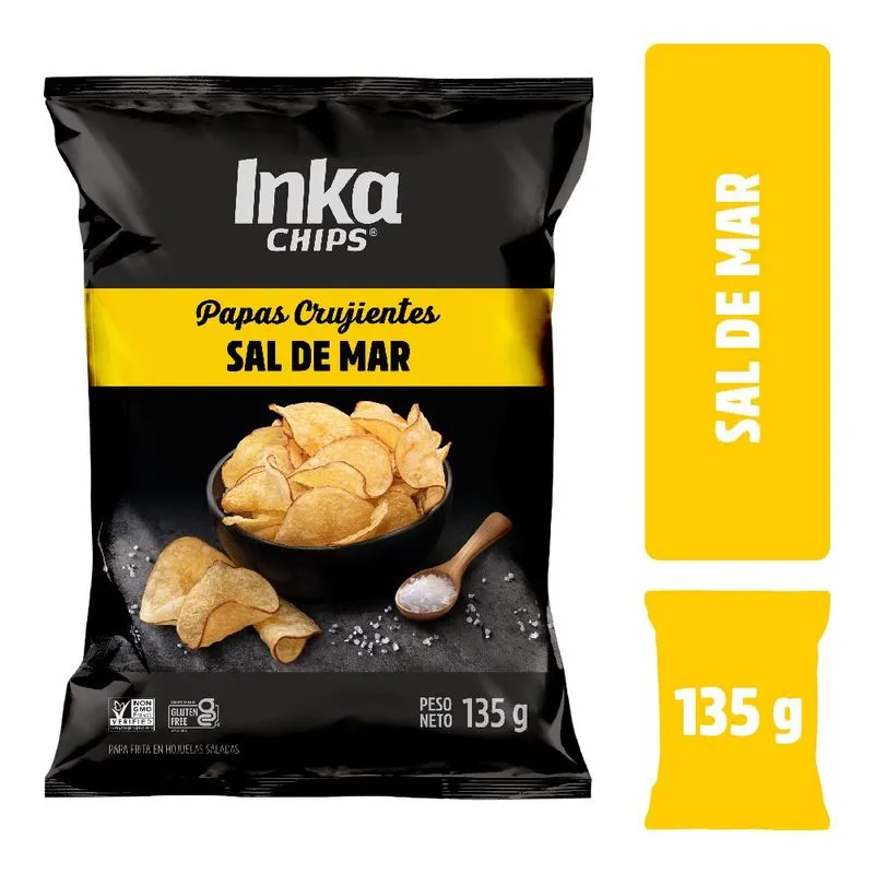 Inka Chips Sabor Sal De Mar - 135 gr