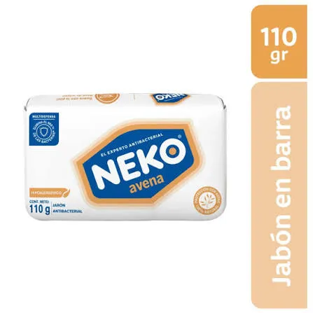 Jabón Antibacterial Neko Avena - 110 g