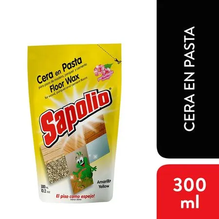 Cera Amarillo en Pasta Sapolio - 300 ml