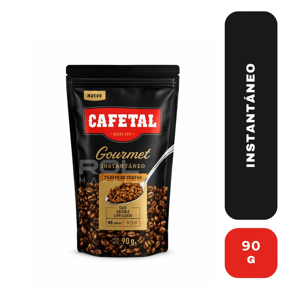 Café Instantáneo Cafetal Gourmet - 90 gr
