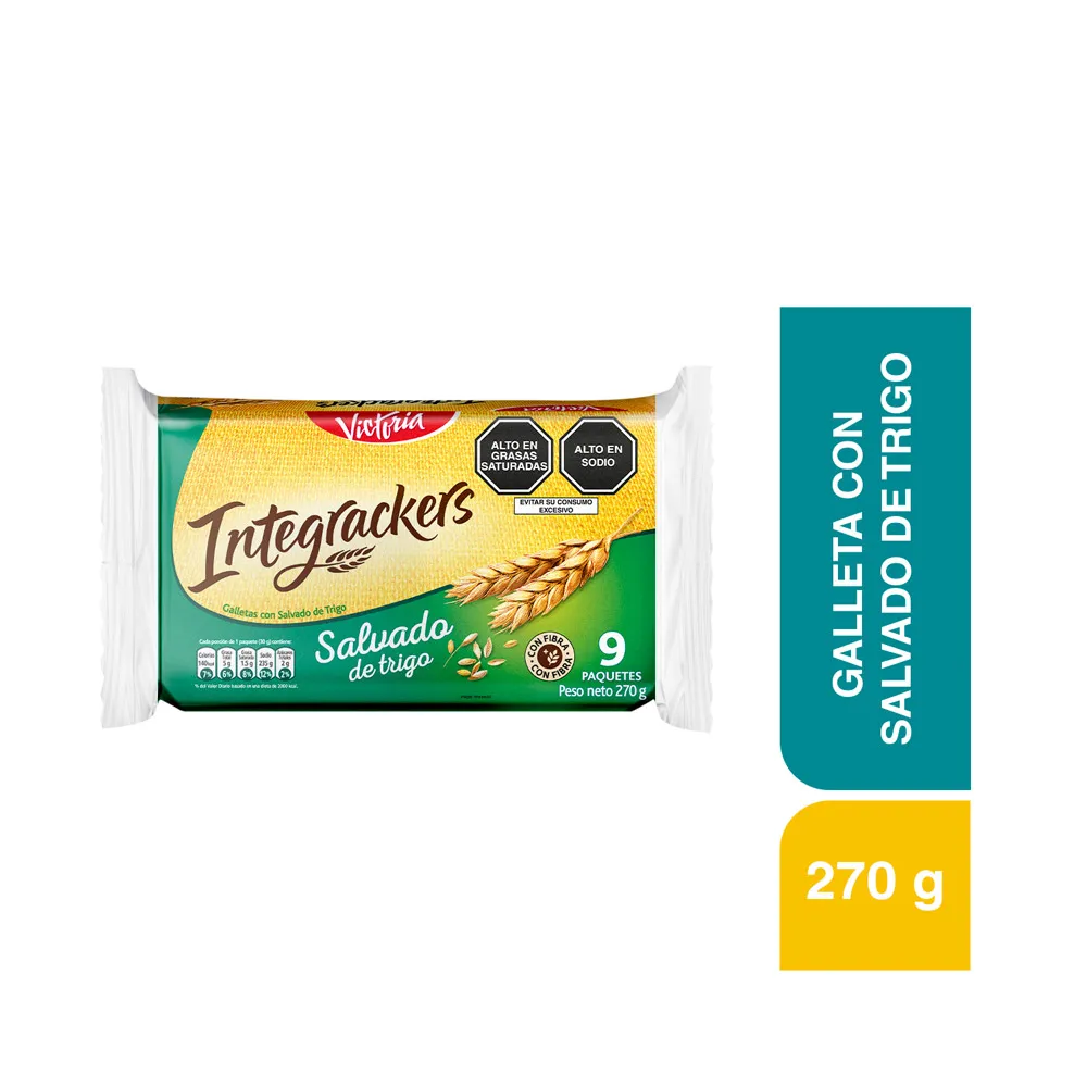Galleta Integrackers Salvado de Trigo - 30 g