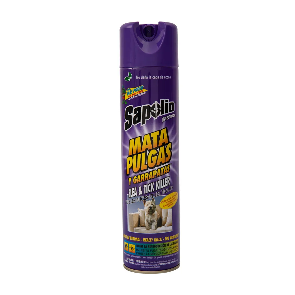 Insecticida Sapolio Mata Pulgas Y Cucaracha - 360 ml