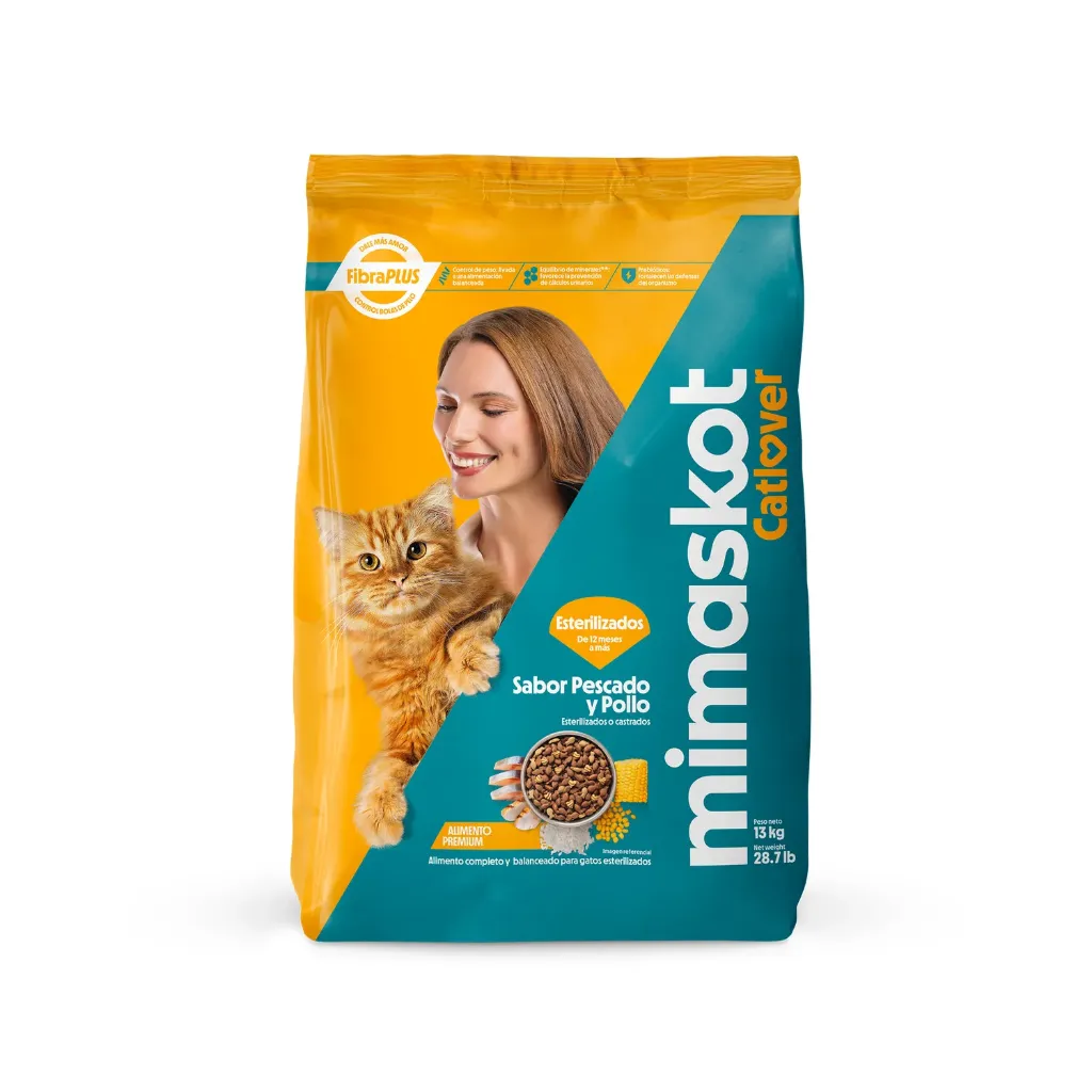 Mimaskot Catlover Sabor Salmón Atún Adultos - 450g