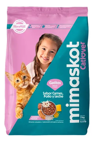 Mimaskot Catlover Carnes Pollo y Leche Gatitos - 450g