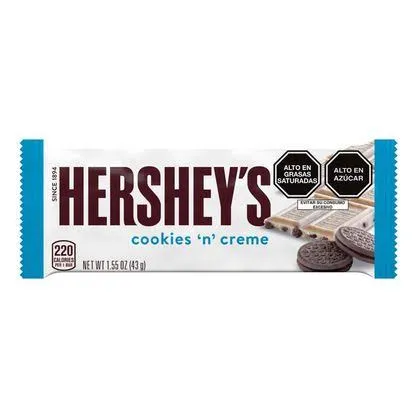 Cookies n Creme  Hershey´s - 43 g