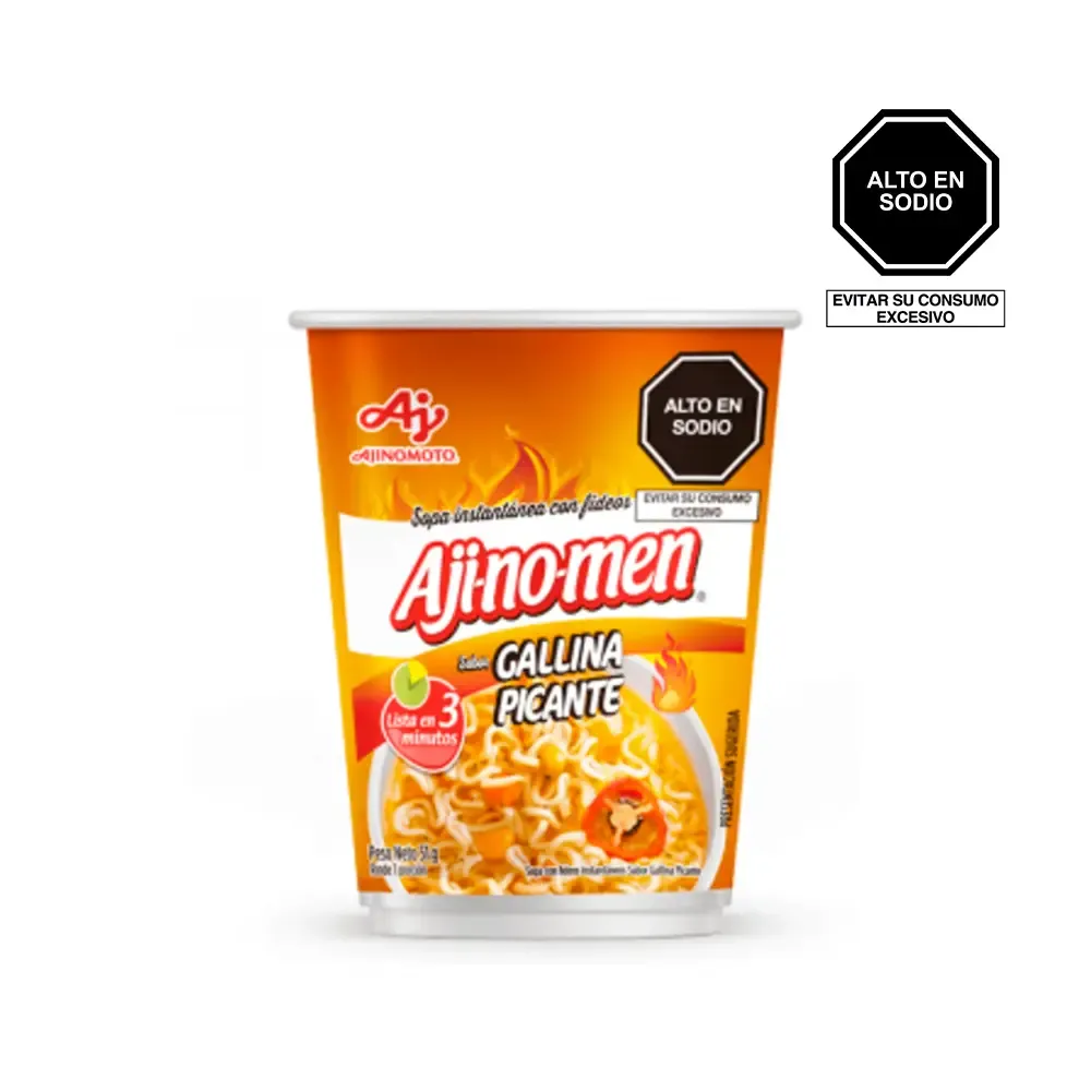 Ajinomen Gallina Picante- Vaso 51 g