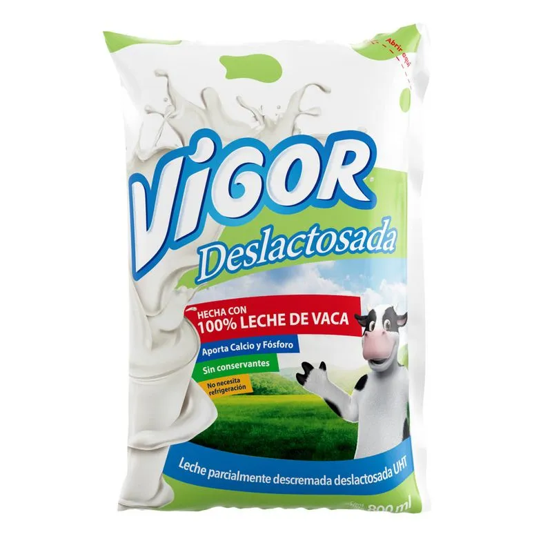 Leche Vigor Deslactosada - 800 ml