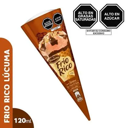 Helado en Cono Frio Rico Lúcuma - 120ml
