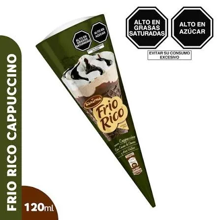 Helado en Cono Frio Rico Cappuccino - 120ml