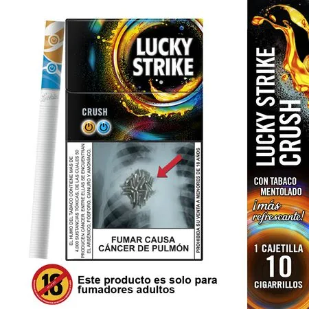 Lucky Strike Crush - 10 Unid