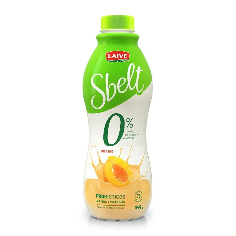 Yogurt Laive Sbelt Sabor Durazno - 946g
