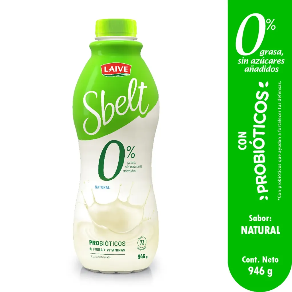 Yogurt Laive Sbelt Sabor Vainilla - 946g