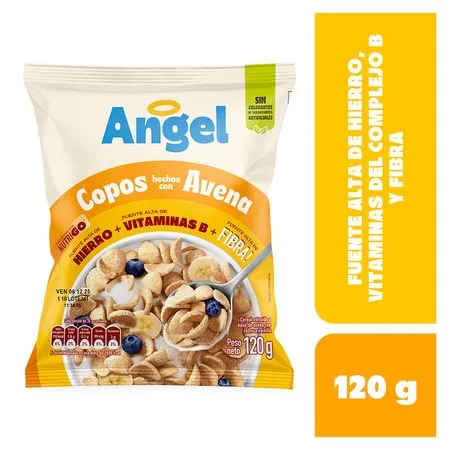 Cereal Angel Copos de Avena - 120 g