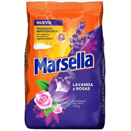 Detergente Marsella Lavanda y Rosas - 320g