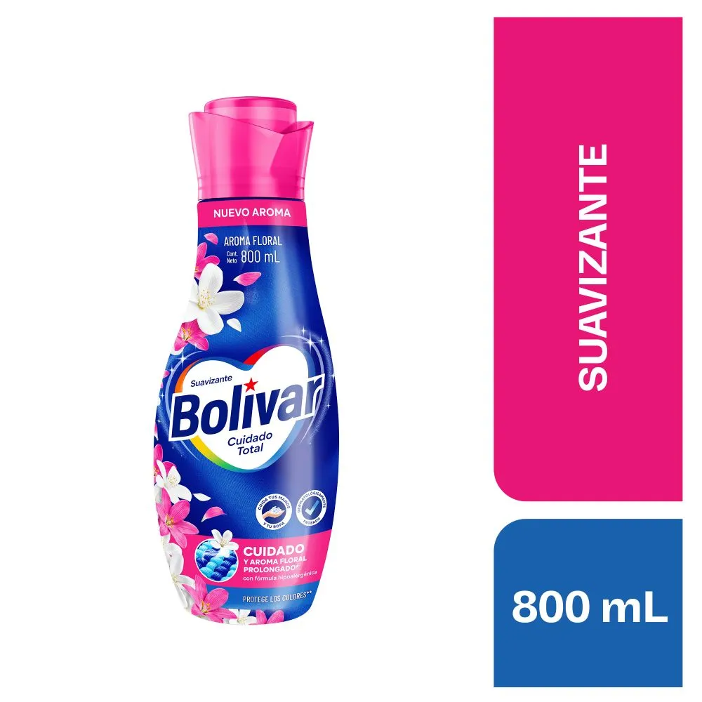 Suavizante Bolivar Cuidado Total - 800 ml