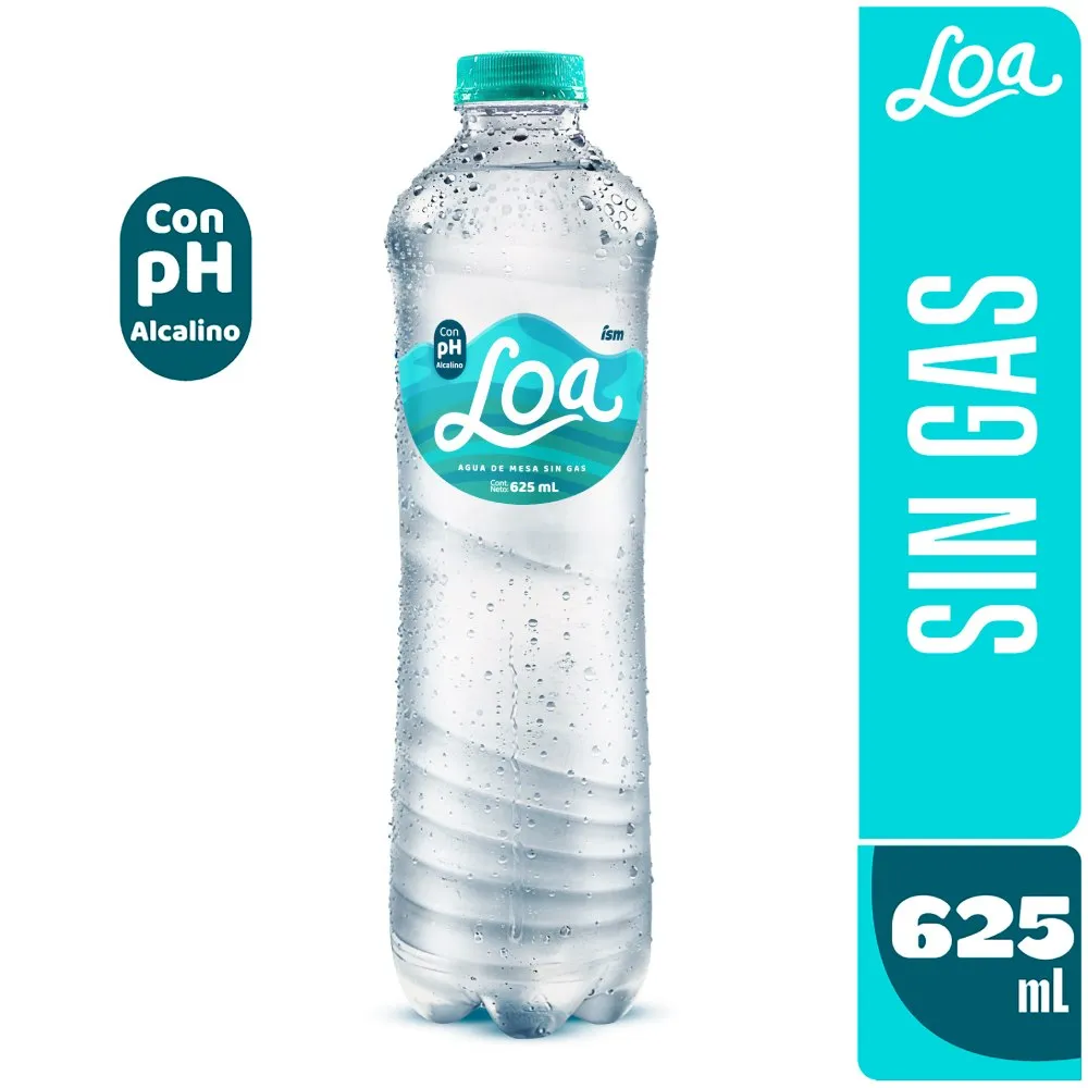 Agua Loa sin gas- 625 ml
