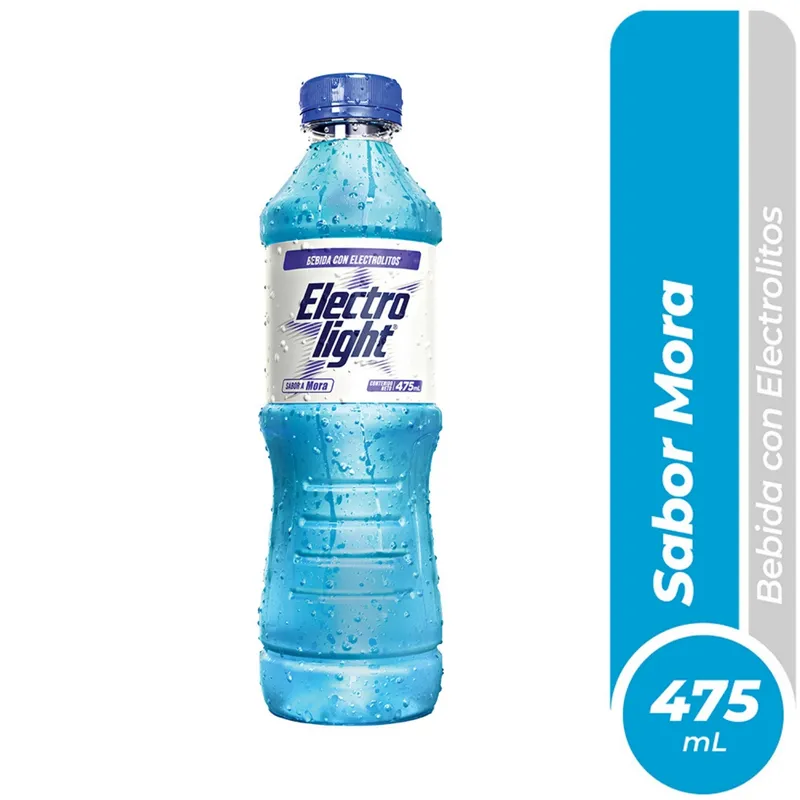 Electro light Sabor Mora - 475 ml
