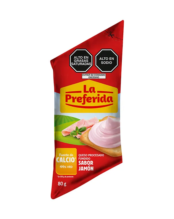 Queso Sabor Jamón La Preferida - 80 g