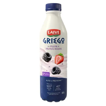 Yogurt Griego Frutos Rojos  - Laive 800 g