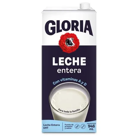 Leche Gloria Entera - Caja 1 L
