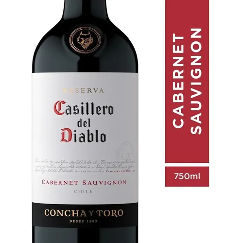 Vino Tinto Casillero Del Diablo Cabernet Sauvignon - 750ml